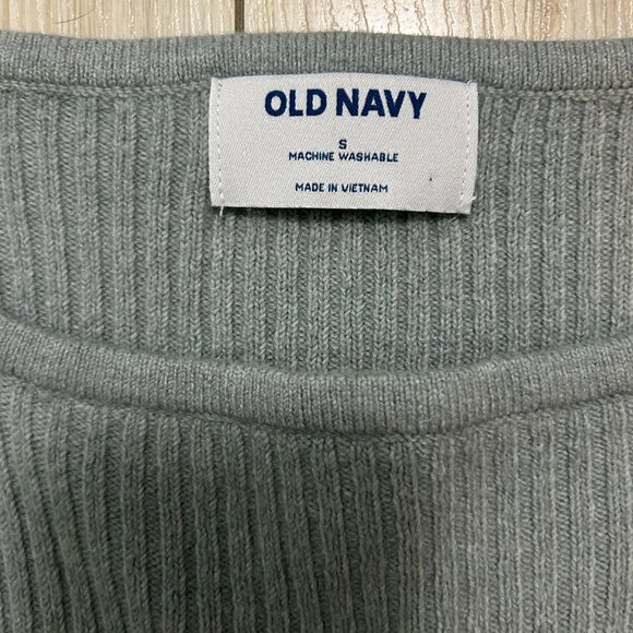Old Navy Long Sleeve Ribbed Shirt- S - Picture 2 of 3